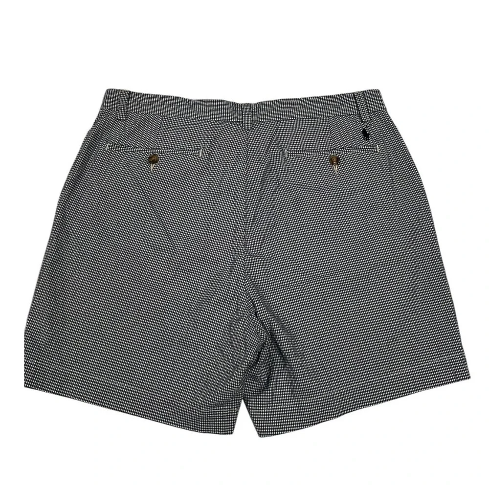 Polo Ralph‎ Lauren Classic Fit Stretch Chino Shorts Houndstooth Blue Men's 34